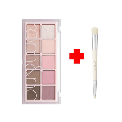 ROMAND Better Than Palette Dual Brush Set Package [4 Color To Choose]