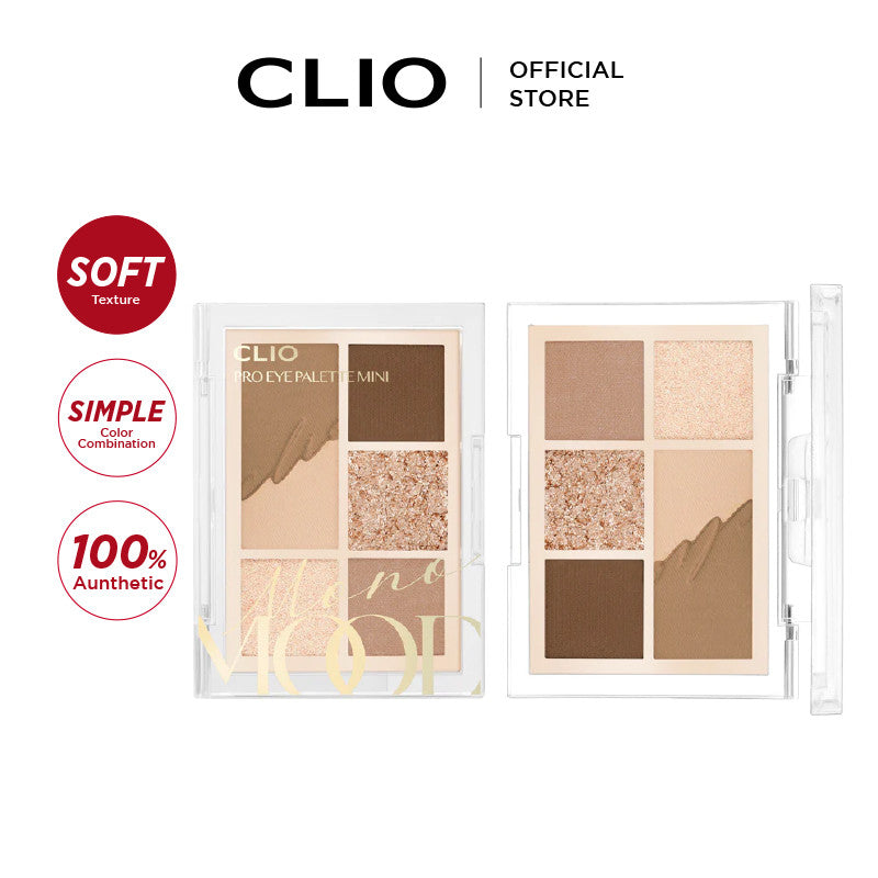 CLIO Pro Eye Palette Mini #01 Mono Mood