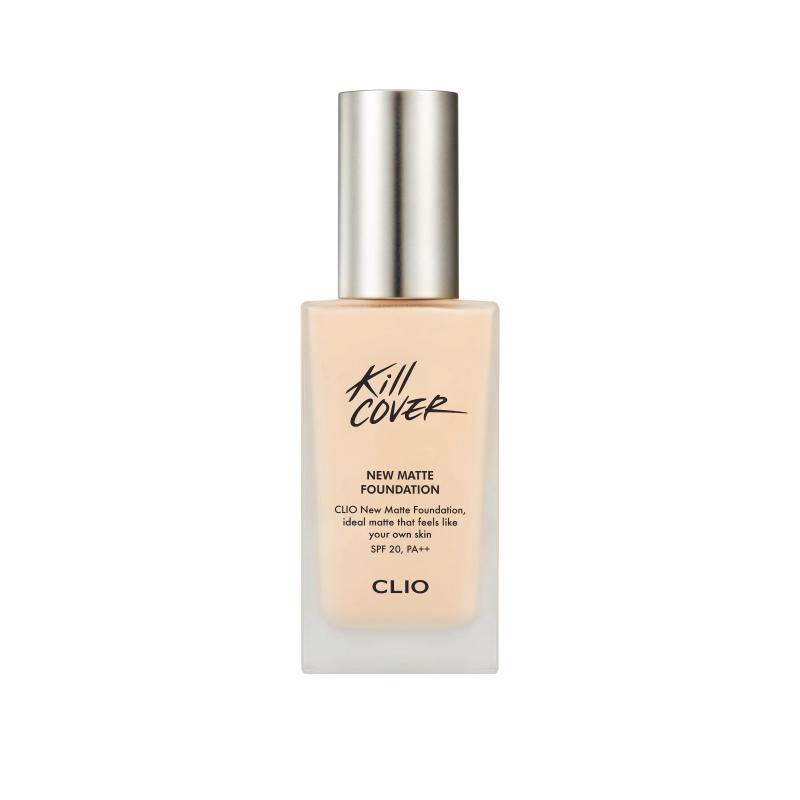 CLIO Kill Cover New Matte Foundation SPF20, PA++ (38G) x Sang Kwae Hwan Set [3 Shades To Choose]