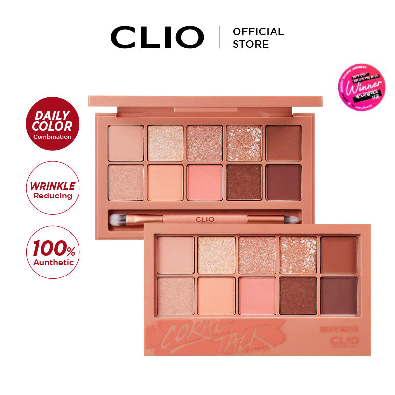 [CLEARANCE] [SHORT EXPIRY] CLIO Pro Eye Palette #03 Coral Talk