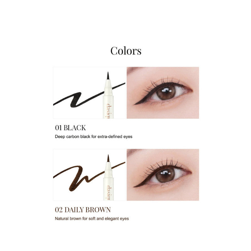 DASIQUE Liquid Pen Eyeliner  [ 2 Color To Choose ]