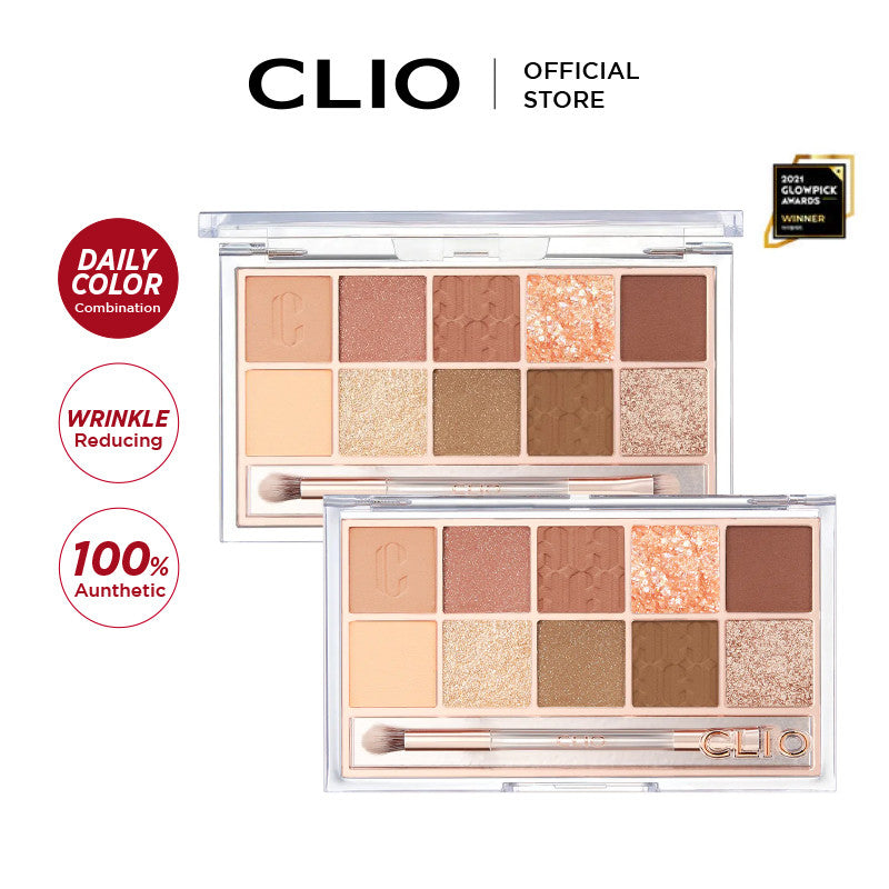 CLIO Pro Eye Palette (21AD) #12 Autumn Breeze In Seoul Forest