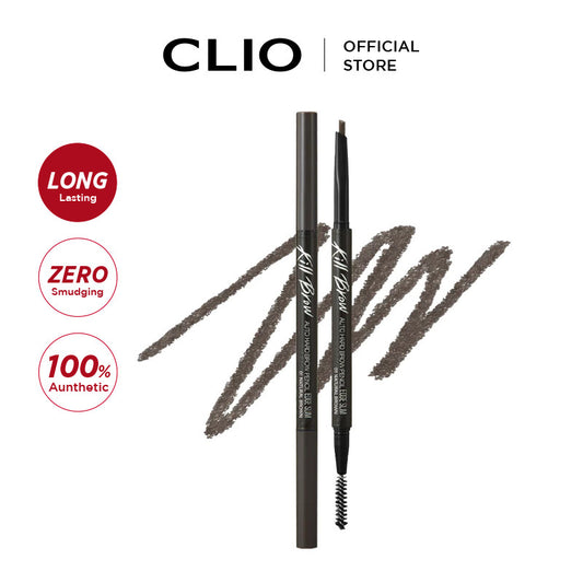 [CLEARANCE] CLIO Kill Brow Auto Hard Brow Pencil Edge Slim [4 Colors to Choose]