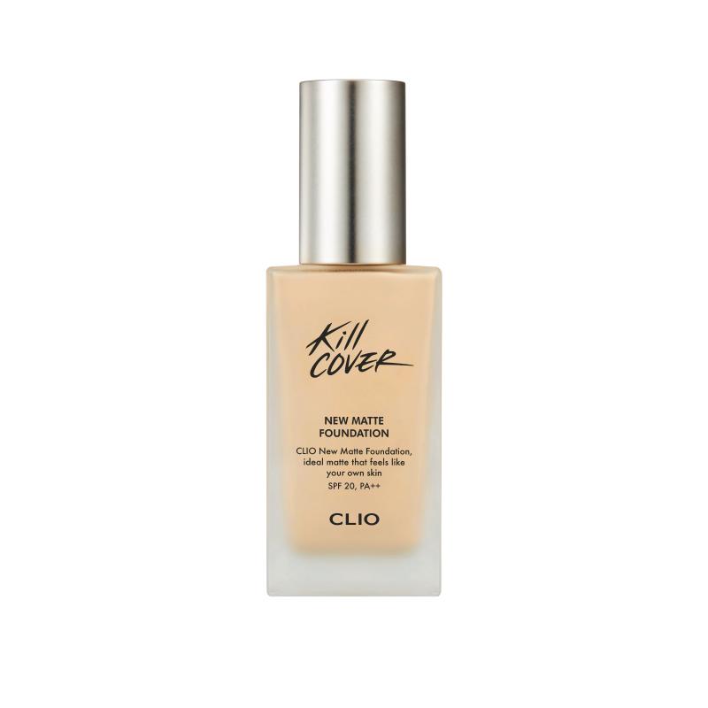 CLIO Kill Cover New Matte Foundation SPF20, PA++ (38G) x Sang Kwae Hwan Set [3 Shades To Choose]