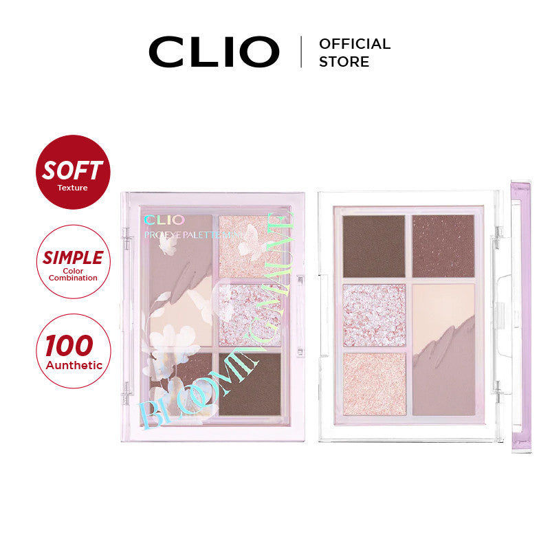 CLIO Pro Eye Palette Mini #03 Blooming Mauve (Bloom In The Shell Limited Edition)