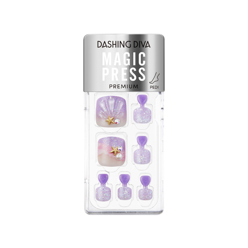 DASHING DIVA Magic Press Premium Regular Pedi Dreaming Ocean MDR3S057PP