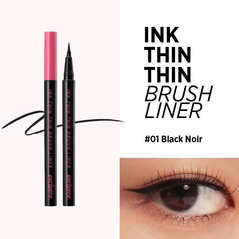 Peripera Ink Thin Thin Brush Liner - 001 Black Noir