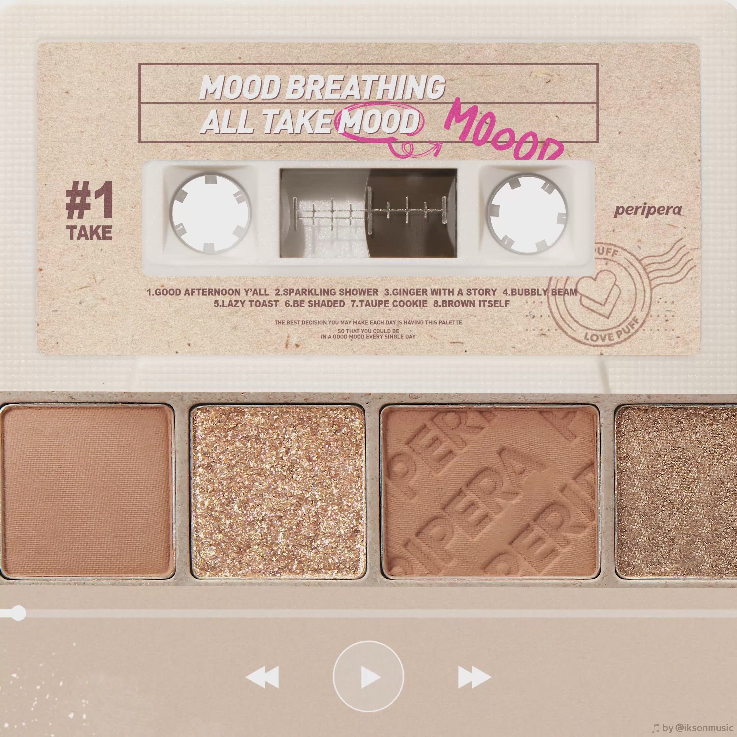 PERIPERA All Take Mood Palette #01 Mood Breathing – WOOH