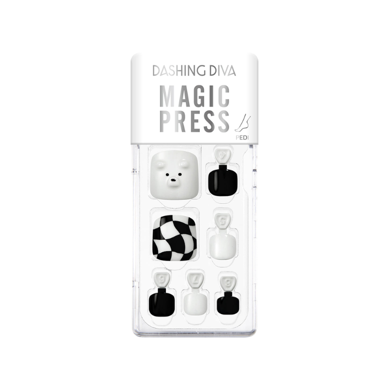 DASHING DIVA Magic Press Regular Pedi Melting Bear MDR3S087P