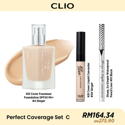 CLIO Perfect Coverage Bundle Set - 3 Option to Choose
