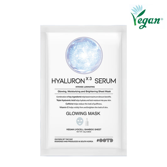 #OOTD Triple Hyaruronic Acid Serum Glowing Mask