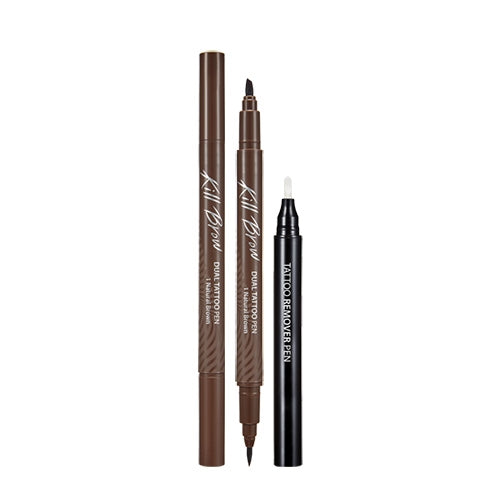 [CLEARANCE] [SHORT EXPIRY] CLIO Kill Brow Dual Tattoo Pen Set [3 Colors to Choose]
