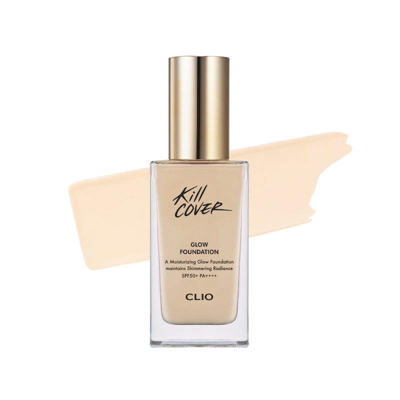 CLIO Kill Cover Glow Foundation SPF50+ PA++++ [6 Shades to Choose]