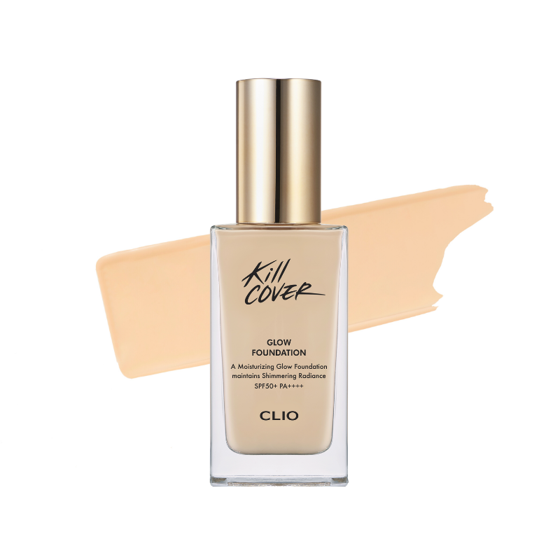 CLIO Kill Cover Glow Foundation SPF50+ PA++++ [6 Shades to Choose]