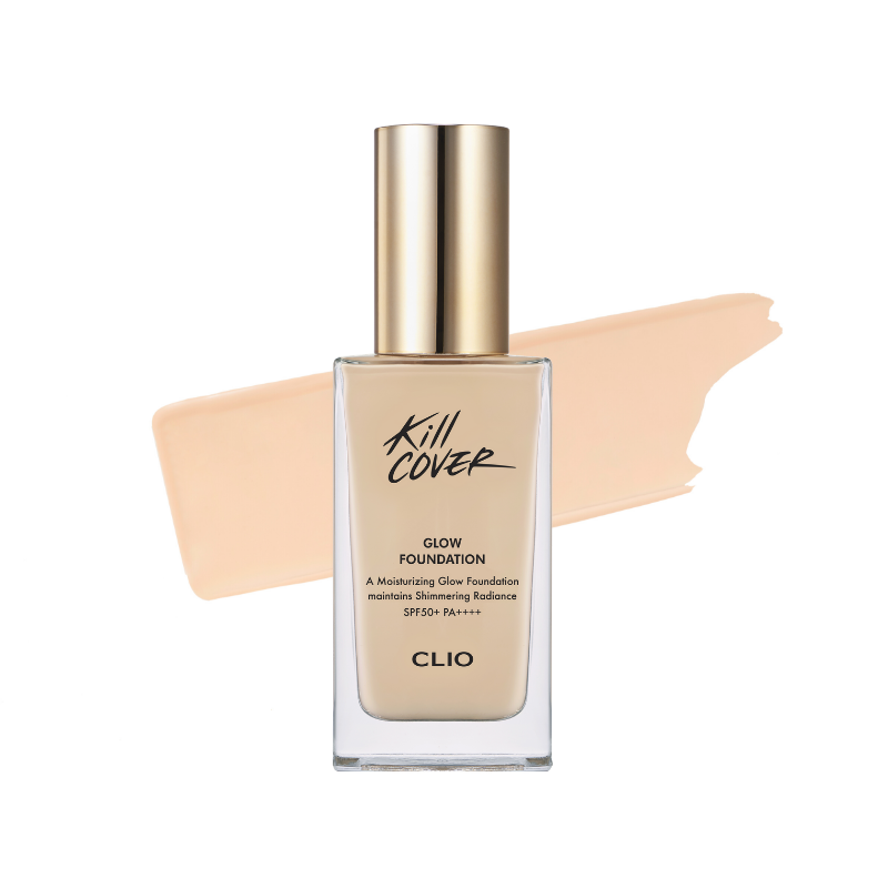 CLIO Kill Cover Glow Foundation SPF50+ PA++++ [6 Shades to Choose]