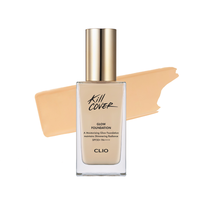 CLIO Kill Cover Glow Foundation SPF50+ PA++++ [6 Shades to Choose]