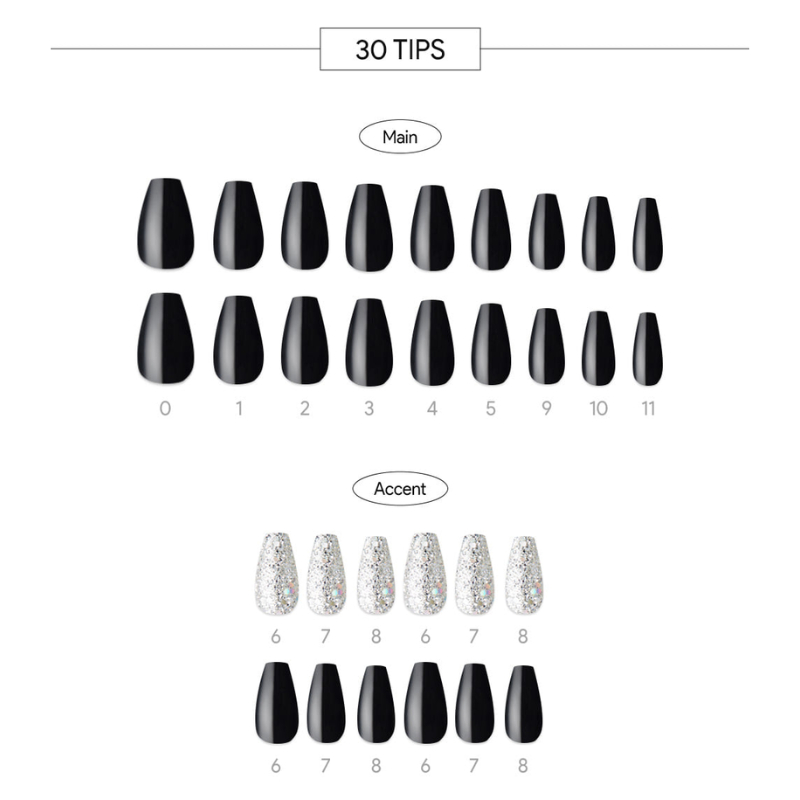 DASHING DIVA Magic Press Coffin Mani Secret Party MDR2F095CF