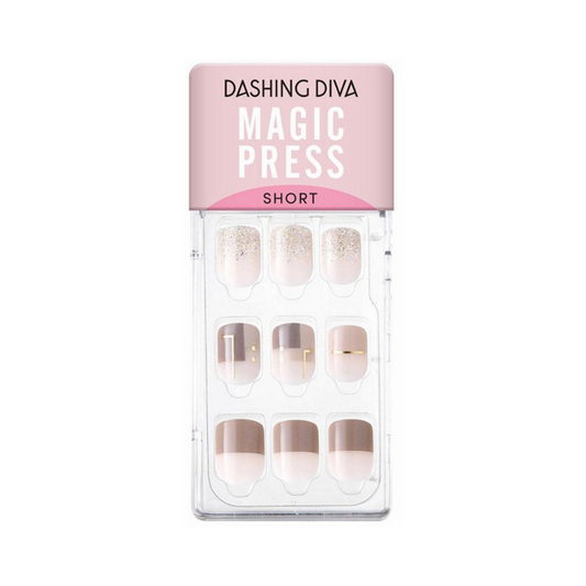 DASHING DIVA Magic Press Autumn Closet Short Mani Creme Caramel MDR804SS