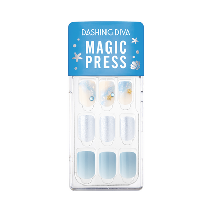 DASHING DIVA Magic Press Design Art Mani Romantic Seaside MDR1038