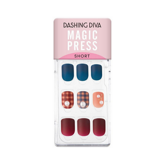 DASHING DIVA Magic Press Autumn Closet Short Mani Benee MDR799SS