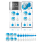 [BEST BUY] DASHING DIVA Magic Press Pedi Blue Lagoon MDR167PP