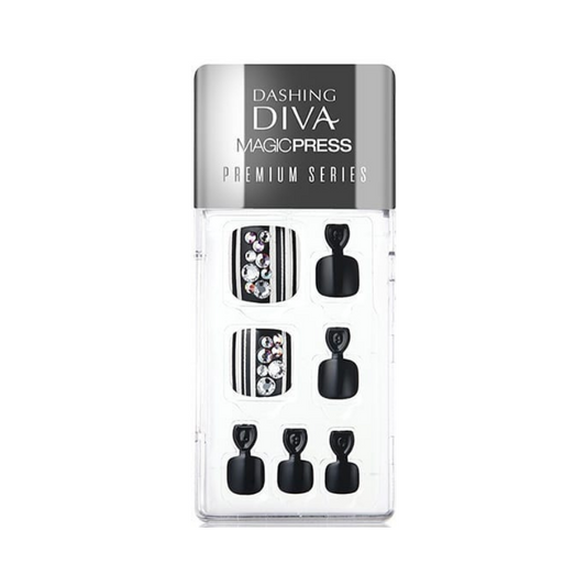 DASHING DIVA Magic Press Premium Series Pedi Crystal Rain MDR169PP