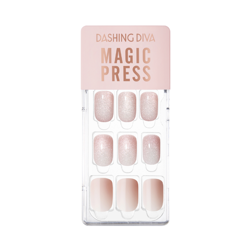 DASHING DIVA Magic Press Regular Round Mani Shimmering Cream MGL2F080RR