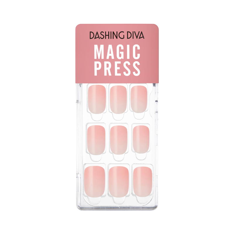 DASHING DIVA Magic Press Regular Round Mani Shy Pink MDR1325RR