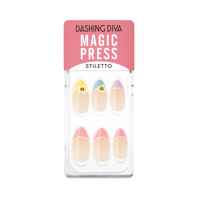 DASHING DIVA Magic Press Stiletto Mani Adorable Smile MDR1172ST