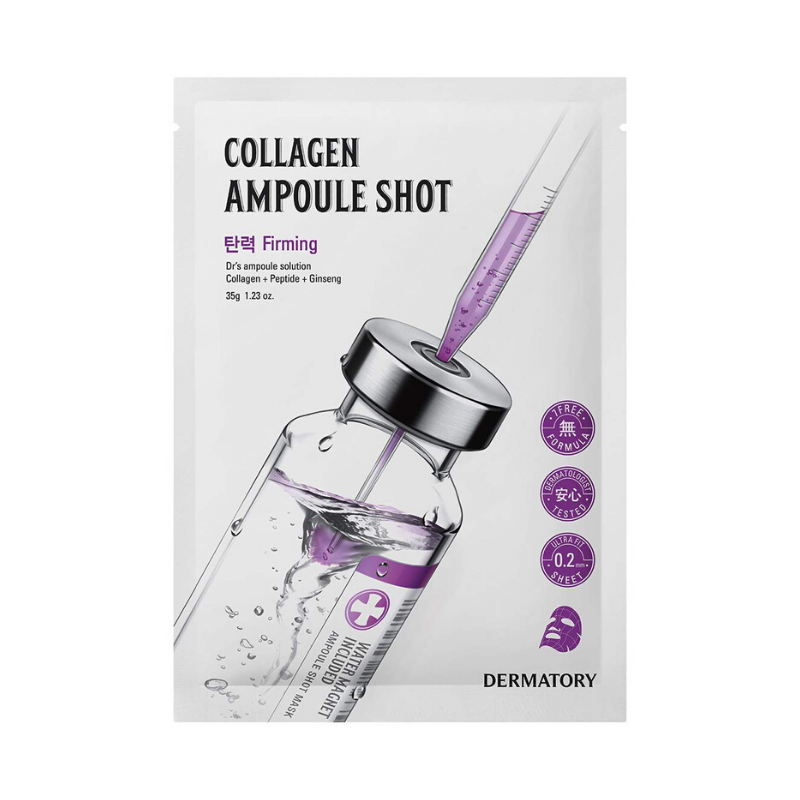 [CLEARANCE] DERMATORY Ampoule Shot Sheet Mask [6 Types to Choose]