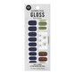 DASHING DIVA Gloss Gel Strip Big Stone Autumn Closet Mani Check Muffler GVP239B