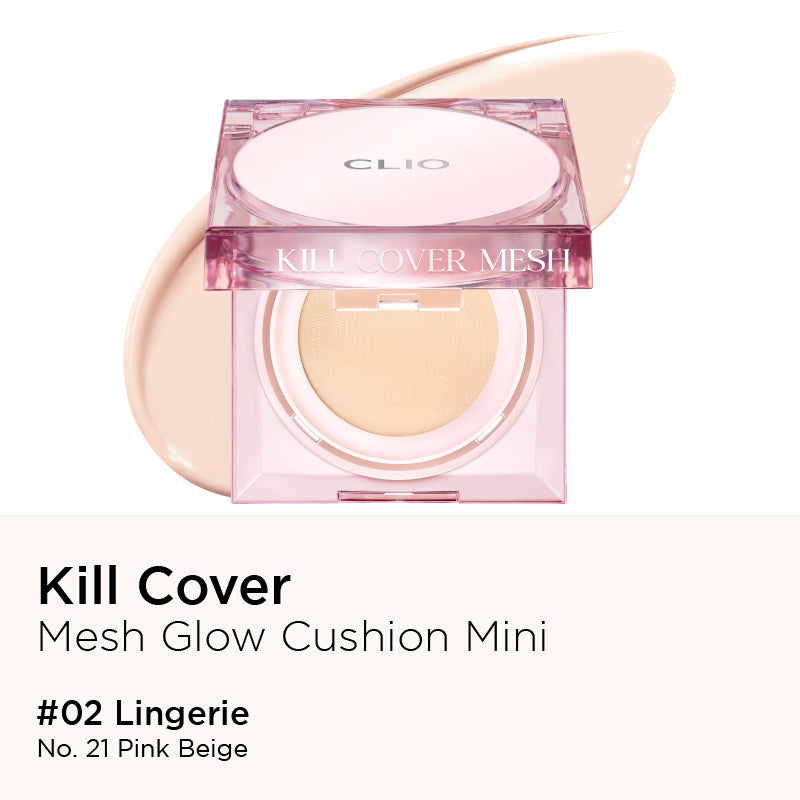 CLIO Kill Cover Mesh Glow Cushion SPF50+ PA++++ - 4 Colors to Choose