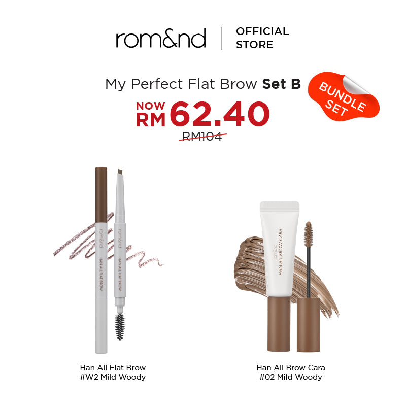 ROMAND My Perfect Flat Brow Set - 4 Option to Choose