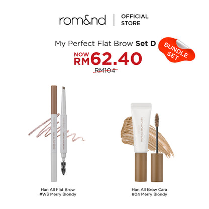 ROMAND My Perfect Flat Brow Set - 4 Option to Choose