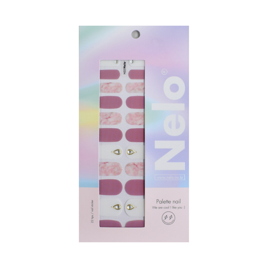 [BEST BUY] NELO Nail Palette N33 Rose Marble Latte