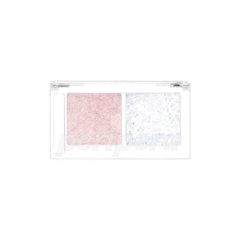 PERIPERA Duo Pocket Glitter Shadow #02 Seashell Crumble