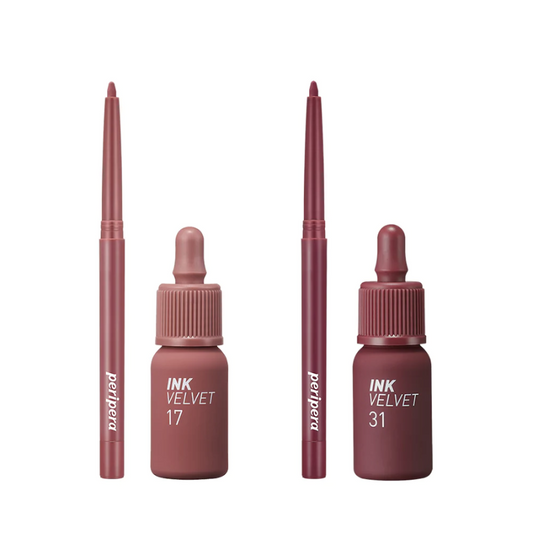PERIPERA Ink Velvet + Lip Liner Set [2 Colors to Choose] [CLEARANCE]
