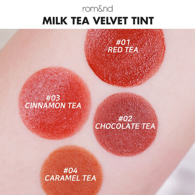 ROMAND Milk Tea Velvet Tint [8 Color To Choose]