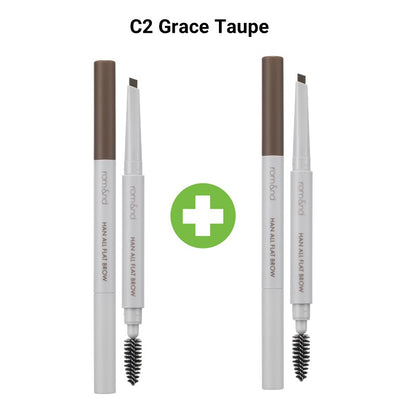 ROMAND Han All Flat Brow 1+1 SET [3 Color to Choose]