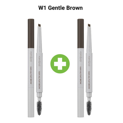 ROMAND Han All Flat Brow 1+1 SET [3 Color to Choose]