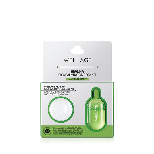 WELLAGE Real Ha Cica Calming One Day Kit [1EA] [CLEARANCE]