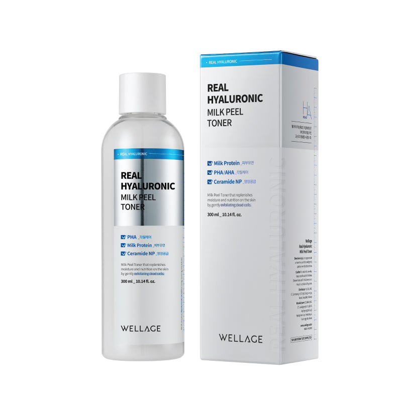 WELLAGE Real Hyaluronic Milkpeel Toner