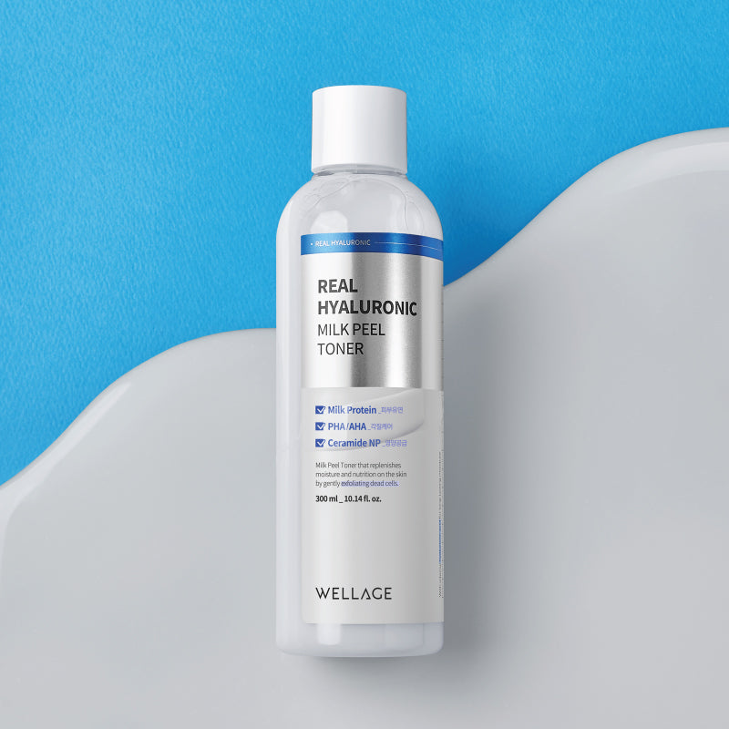 WELLAGE Real Hyaluronic Milkpeel Toner