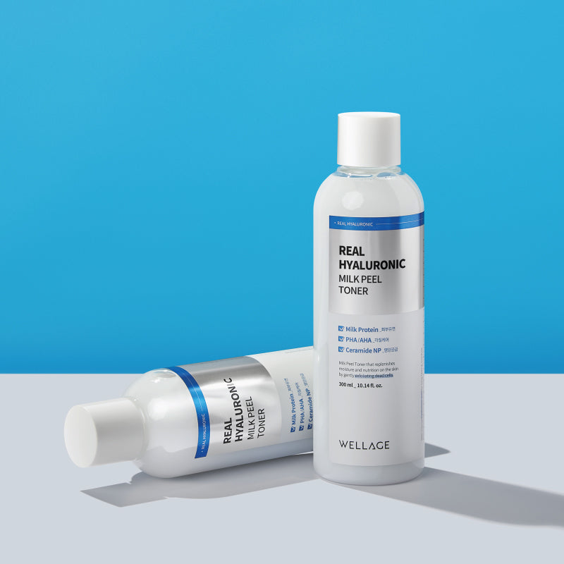 WELLAGE Real Hyaluronic Milkpeel Toner