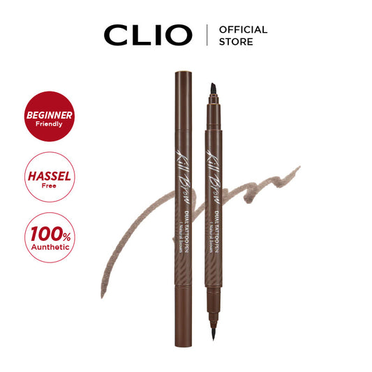 [CLEARANCE] [SHORT EXPIRY] CLIO Kill Brow Dual Tattoo Pen Set [3 Colors to Choose]