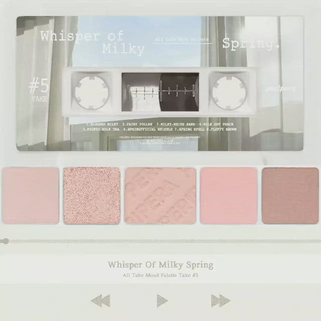 PERIPERA All Take Mood Palette #05 Whisper Of Milky Spring – WOOH