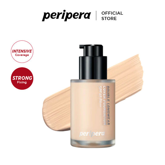 PERIPERA Double Longwear Cover Foundation [3 Shades to Choose]