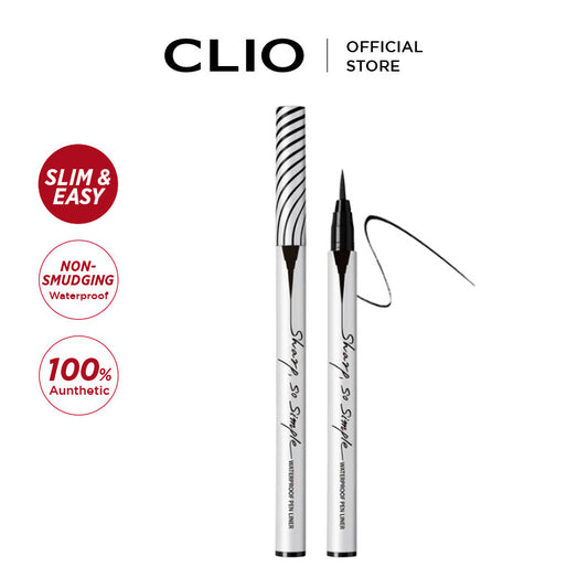 [CLEARANCE] [SHORT EXPIRY] CLIO Sharp, So Simple Waterproof Pen Liner [2 Colors To Choose]