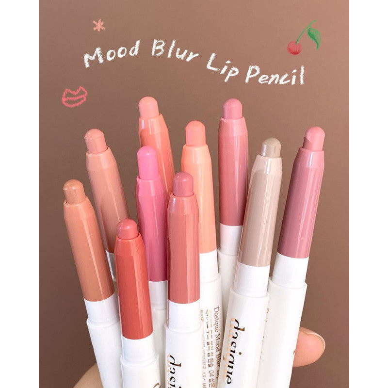  dasique Mood Blur Lip Pencil, A smooth creamy texture with  hydration, Multipurpose for cheeks