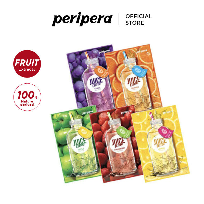 [CLEARANCE] [SHORT EXPIRY] PERIPERA Juice Time Mask Sheet [5 Types to Choose]
